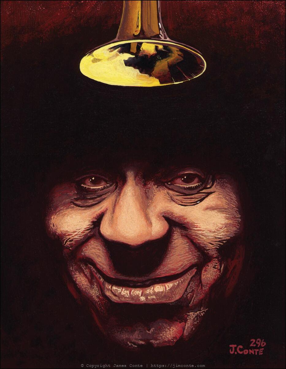 Portrait of Dizzy Gillespie